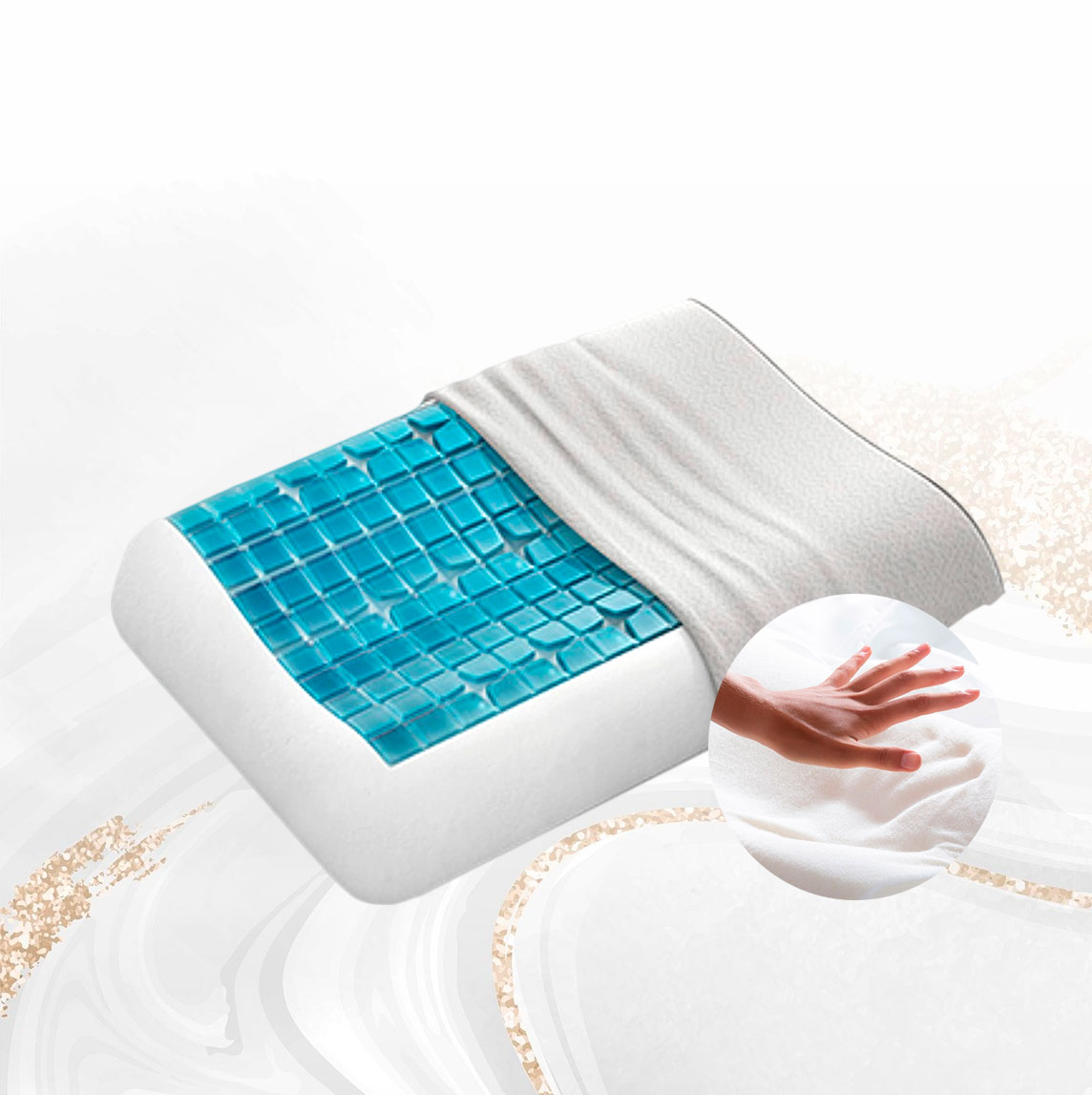 ALMOHADA MEMORY GEL RG
